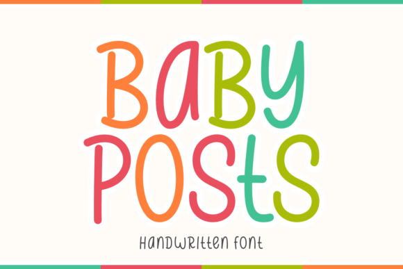 Baby Posts Font: Where Handwritten Charm Meets Creative Versatility