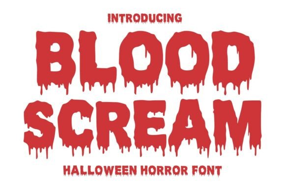 Blood Scream: When Typography Bleeds With Narrative Intent