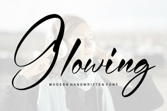 Glowing: A Graceful Script Font for Modern Branding