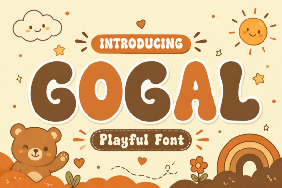 Gogal: The Bold Retro Bubble Display Typeface That Turns Heads