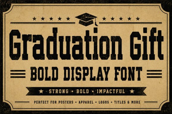 Graduation Gift: Scholarly Elegance in Type