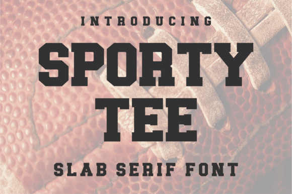 JP Sporty Tee: The Bold Slab Serif That Commands Attention