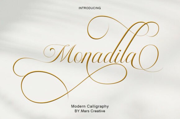 Monadila: Elevating Design Through Thoughtful Calligraphic Expression