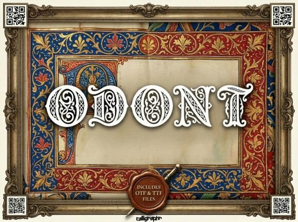 Odont: A Bold, Artistic Display Font for Impactful Design