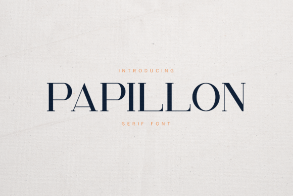Papillon Serif – Elegant Modern Luxury