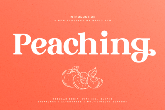 Peaching: A Warm, Contemporary Serif for Human-Centered Design