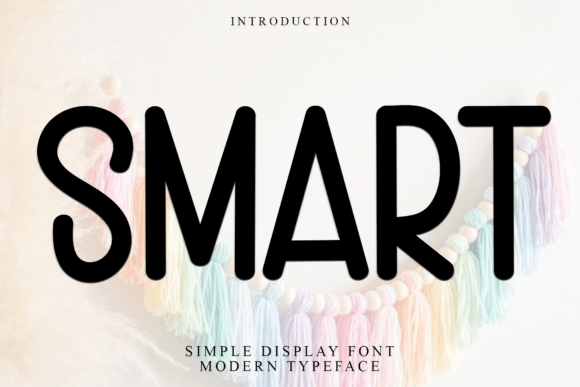 Smart: A Festive Typeface for Joyful Design