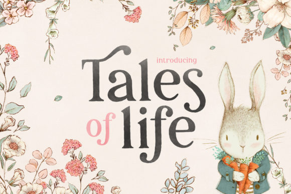 Tales of Life Duo: A Serif Font That Bridges Elegance and Expressiveness