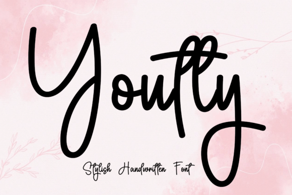 Youtly: A Friendly Handwritten Font That Just Fits
